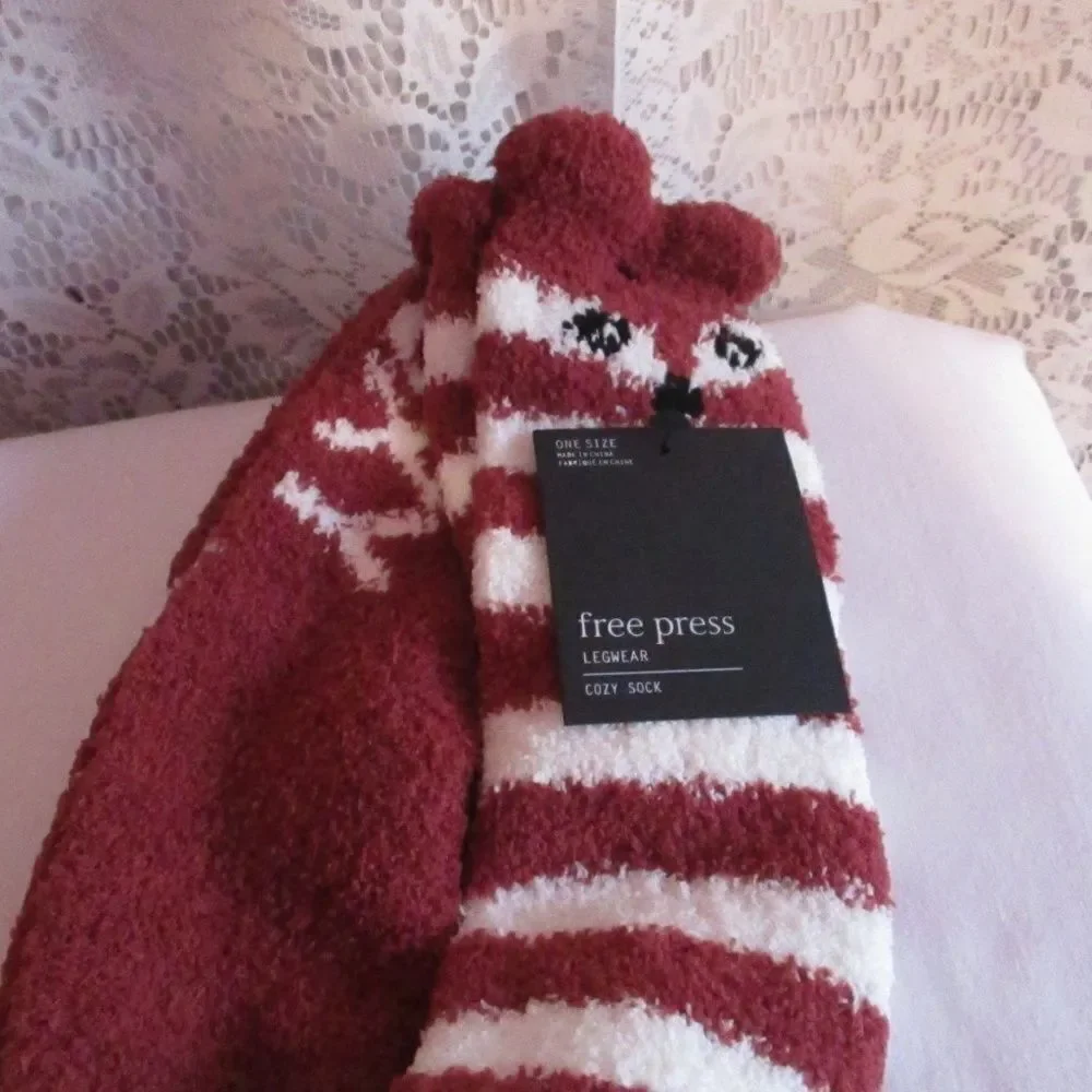 Free Press Fuzzy Socks Micro Crew Pack of 2